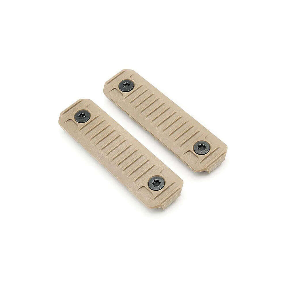 Parts Strike Industries 4.50" AR CM RAIL COVERS LONG FDE 2PC/SET • Model: 4.50"